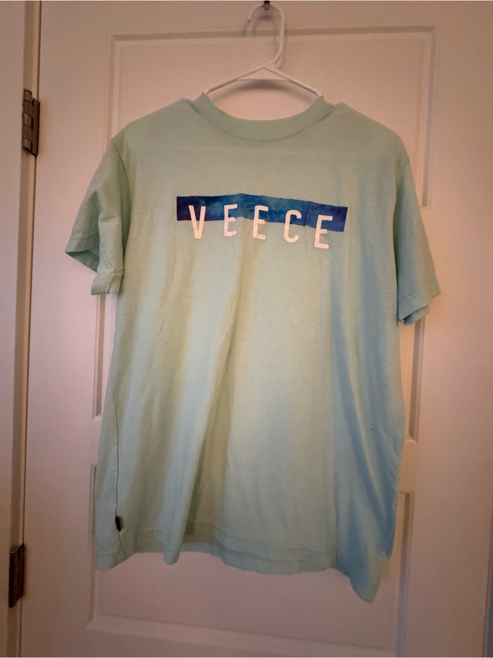 Veece Men's Short Sleeve Tee in Light Mint